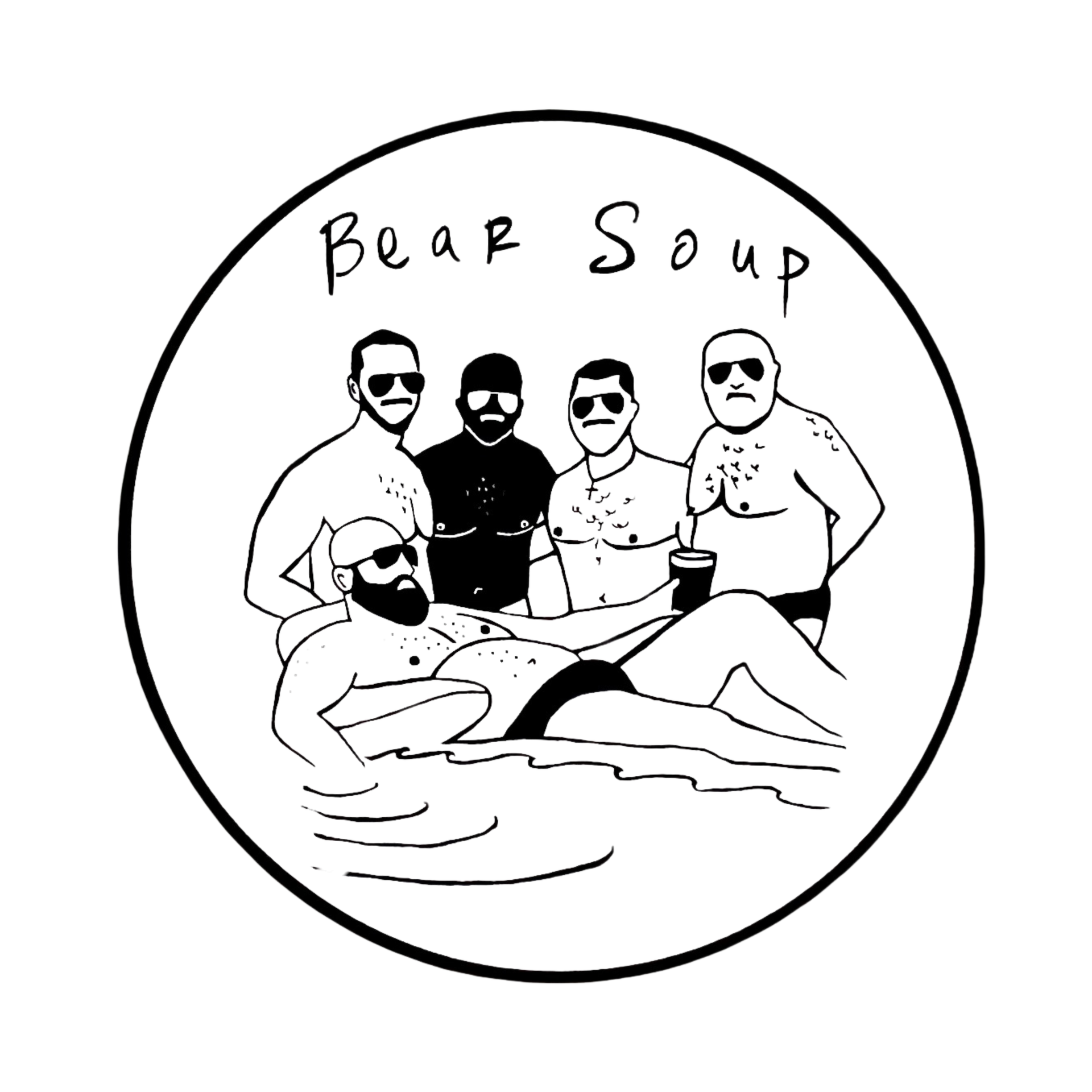 Bear Soup Sticker by Fryed Candy 