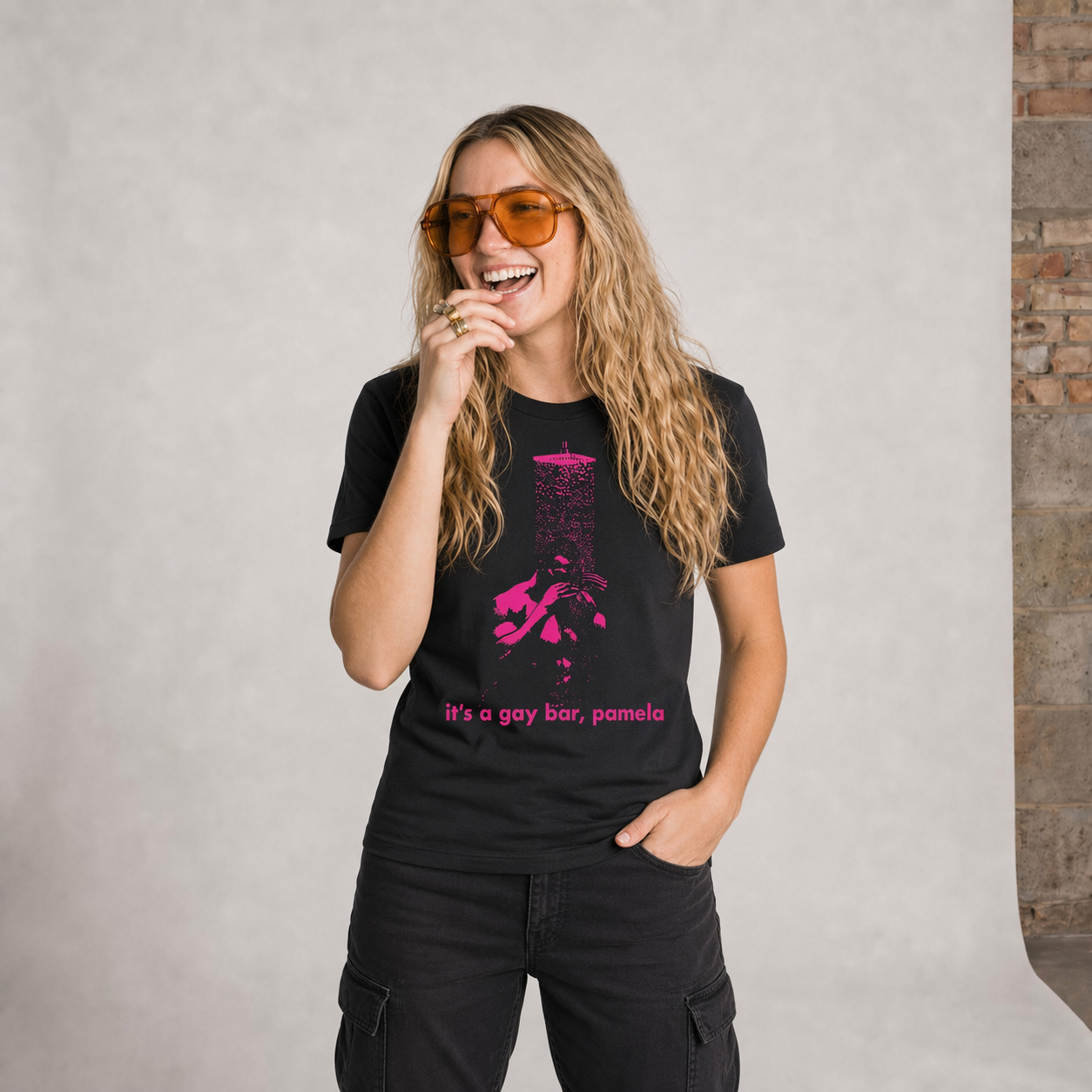 It's A Gay Bar Pamela T-Shirt